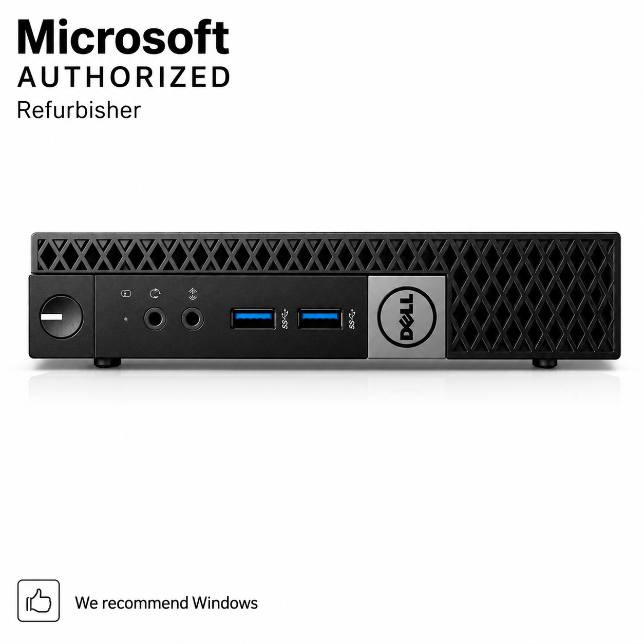 Refurbished Dell Optiplex 3040 MFF 6th Gen Desktop | 8GB/16GB RAM | 256GB/512GB SSD | W11