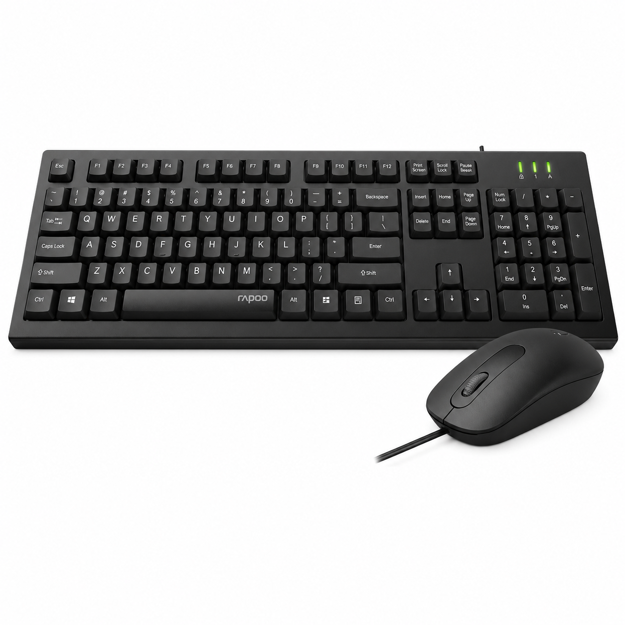 RAPOO | Wired Keyboard & Mouse Combo | X120 Pro | USB Compatible