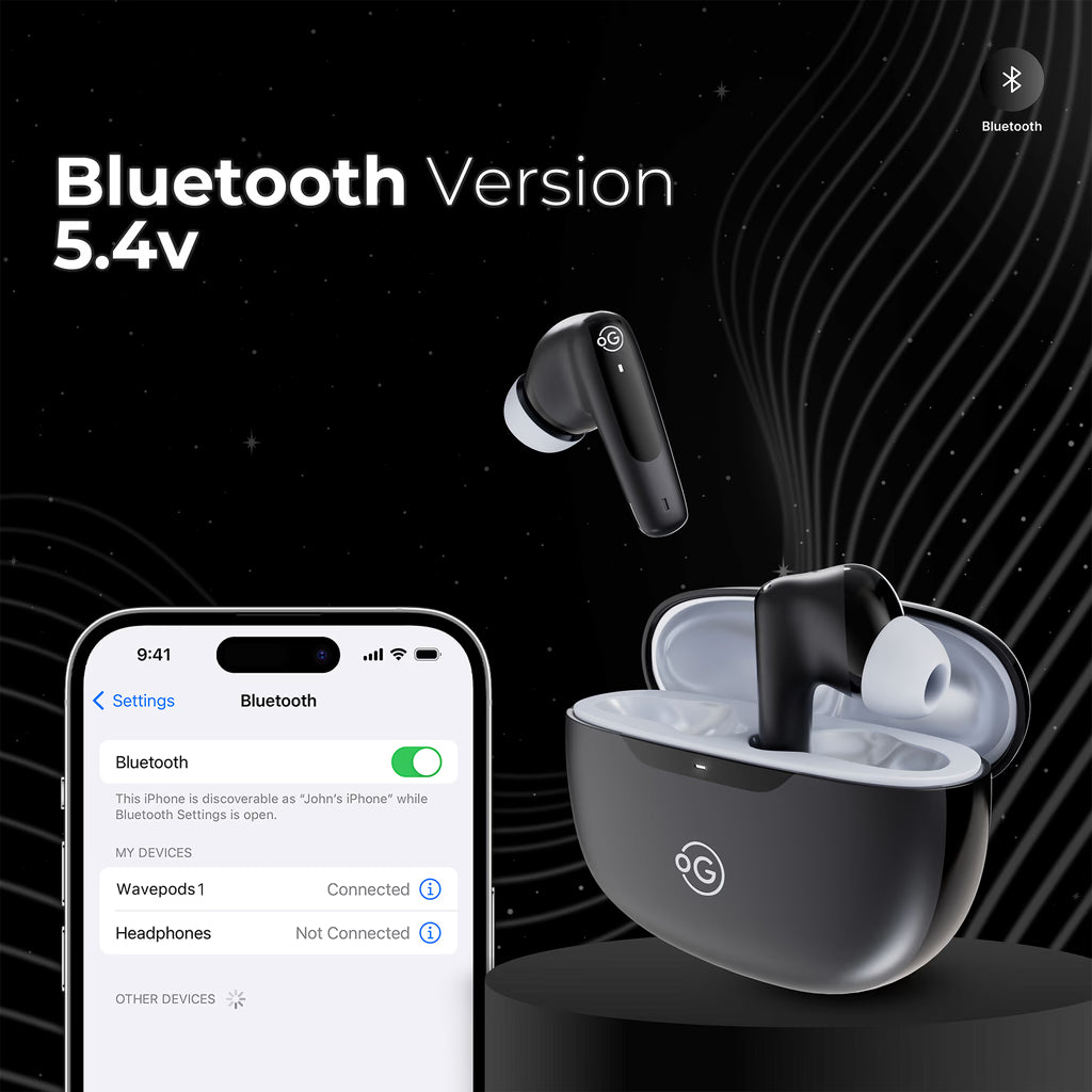 OOGE | Wireless Earbuds | Wavepods 1 | TWS Bluetooth Earphones