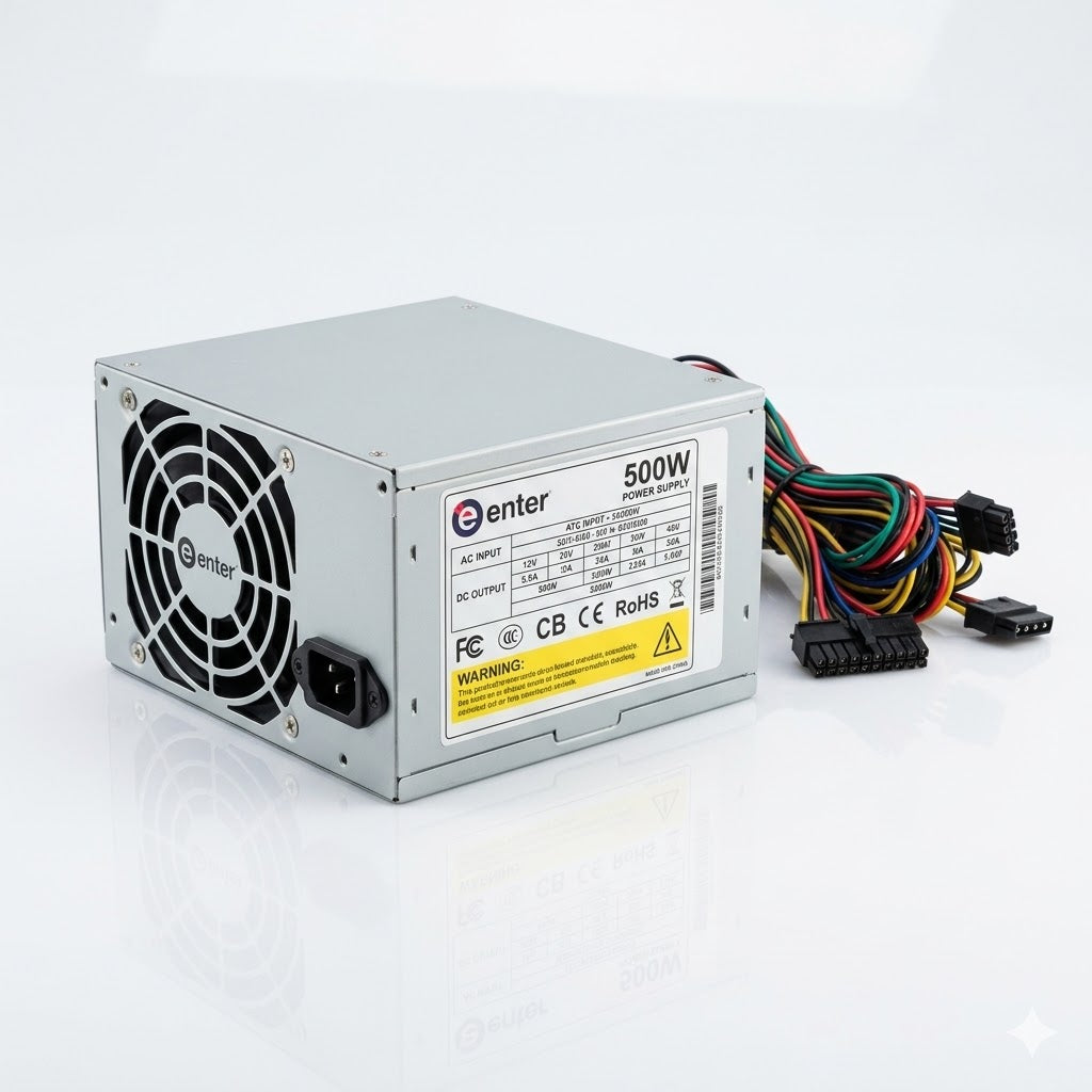 Enter E-500F Desktop Power Supply | SMPS for PC | Internal Computer PSU