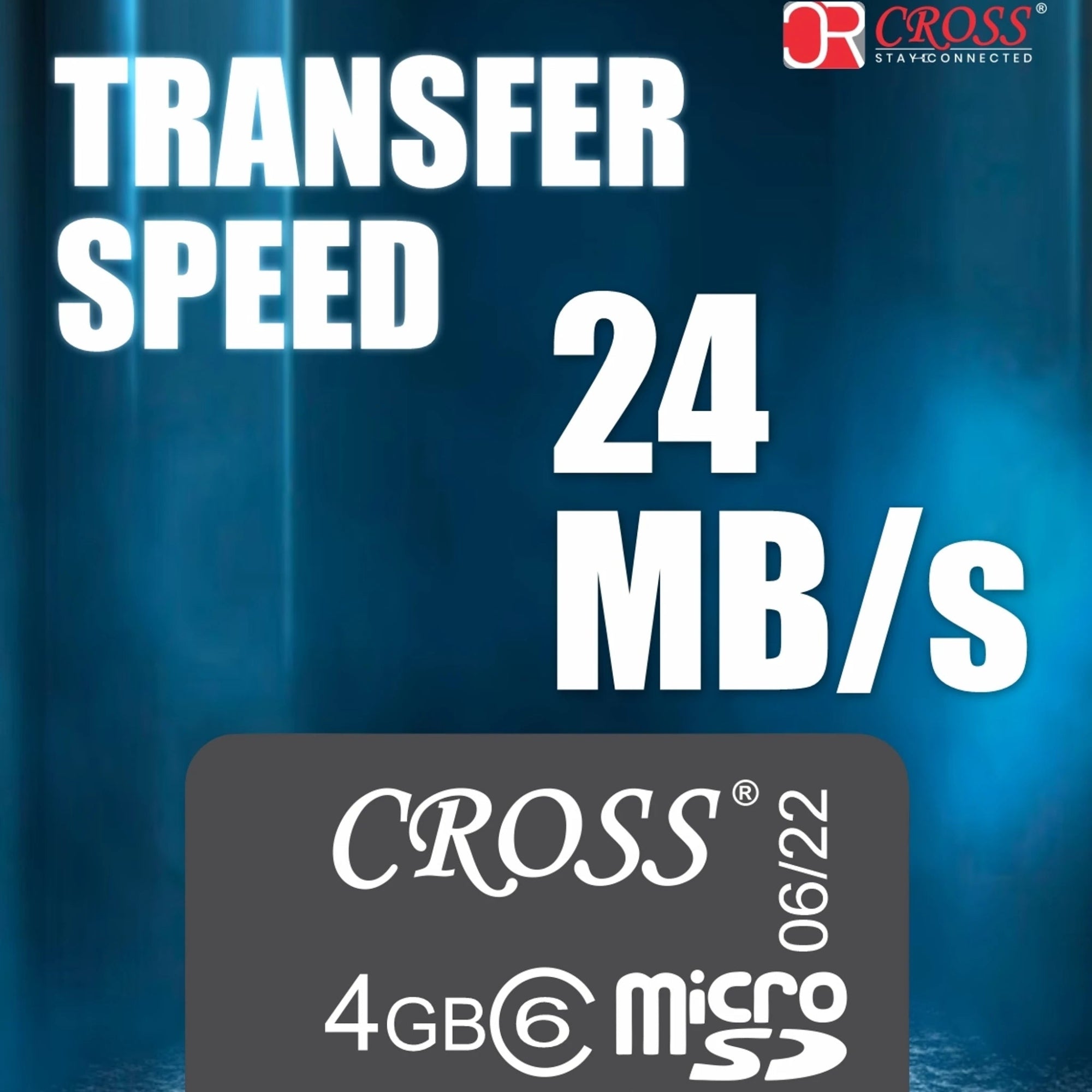 Cross 4GB MicroSD Memory Card | Mobile Storage Card | Secure Digital Flash Memory Card