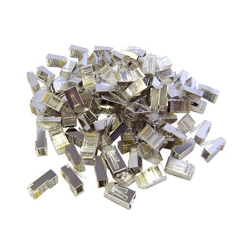 D-Link RJ45 Metal Connector | Shielded RJ45 Ethernet Plug | CAT6 Network Cable Connector