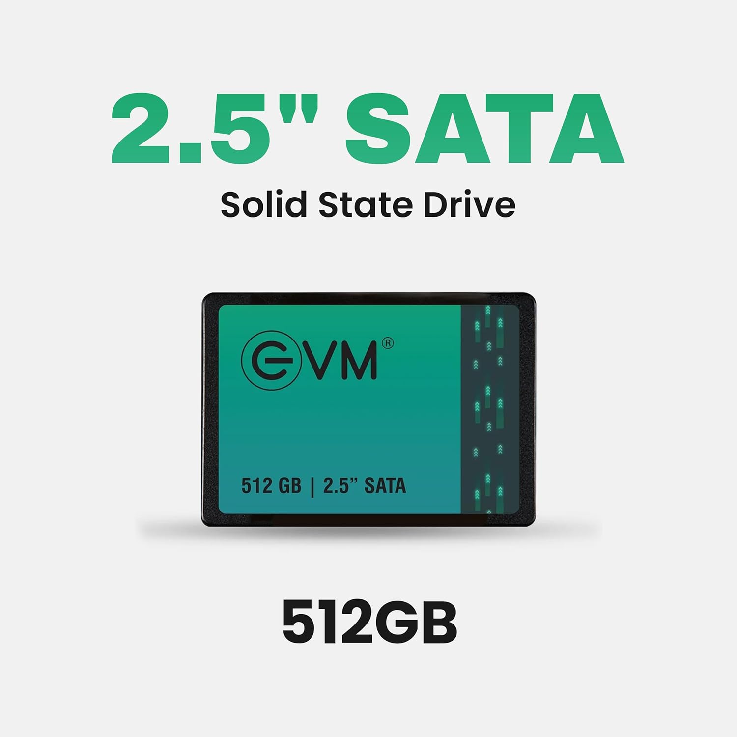 EVM | 2.5" SATA III Internal SSD | EVM25/512GB | 512GB | Up to 550MB/s | 5 Years Warranty