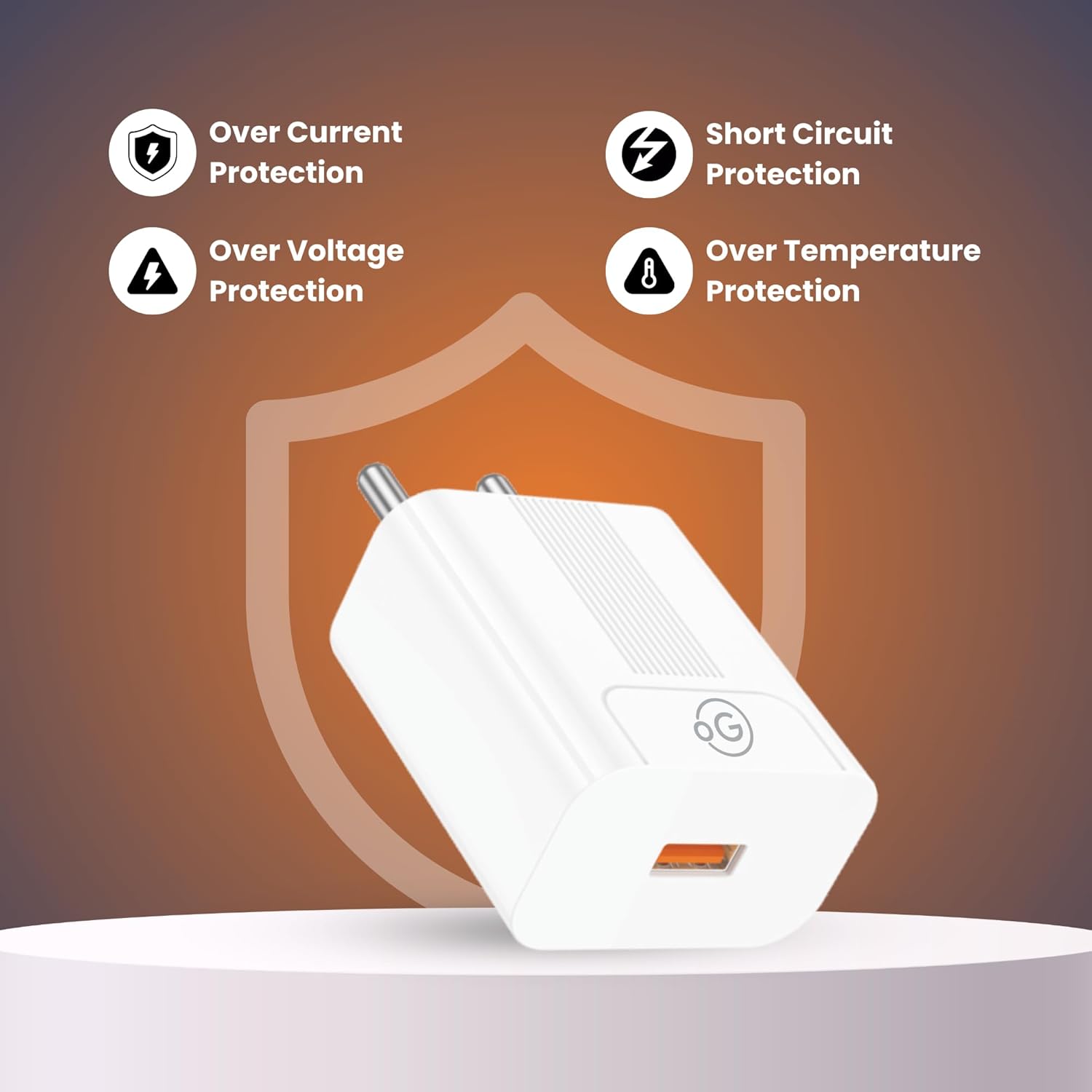 OOGE | Mobile Charger | Charge 28 | 25W–100W Fast Charging | USB Wall Charger