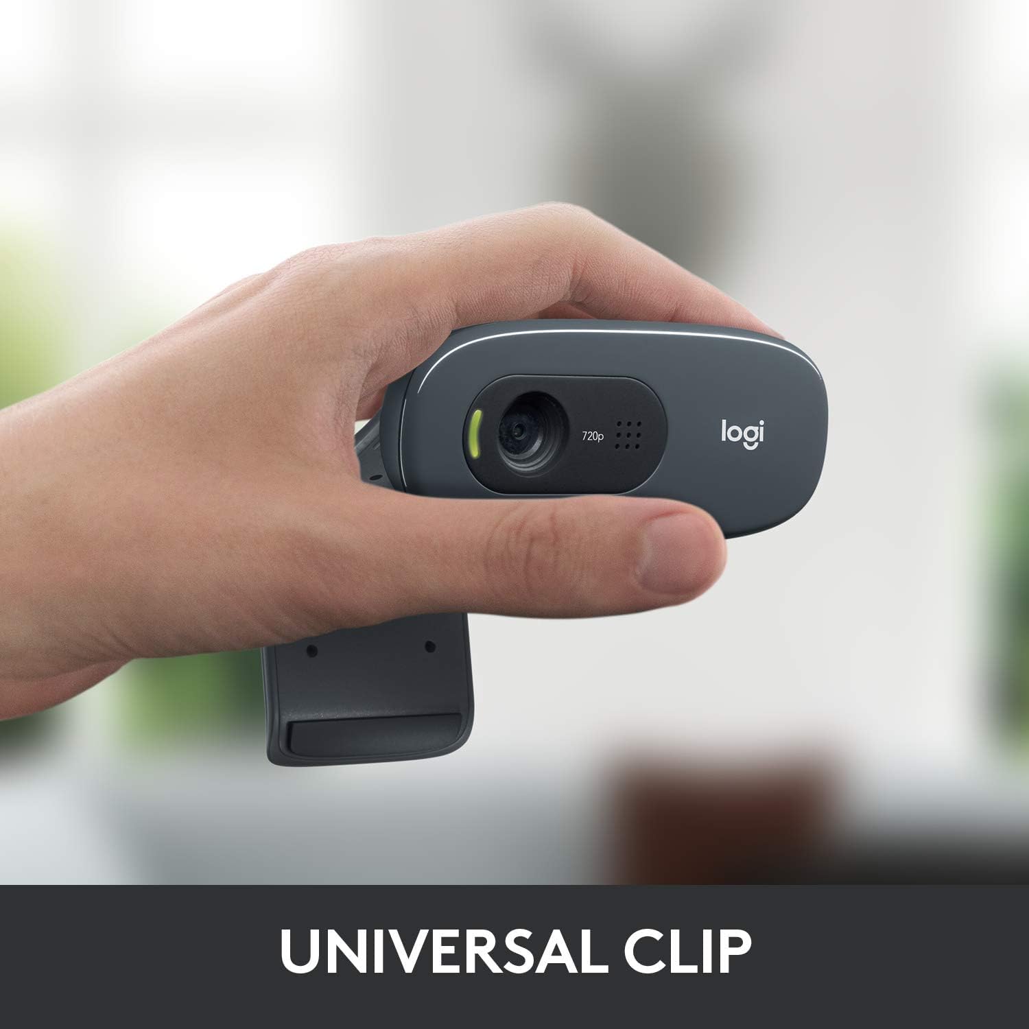 Logitech C270 HD Webcam | USB Web Camera with Built-in Microphone | Video Calling Camera for PC & Laptop