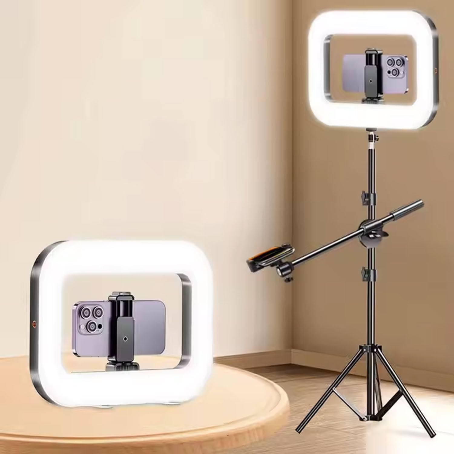 YM 200-RGB Mobile Light | 7.4V Rechargeable RGB LED Video Light | Photography & Streaming Light