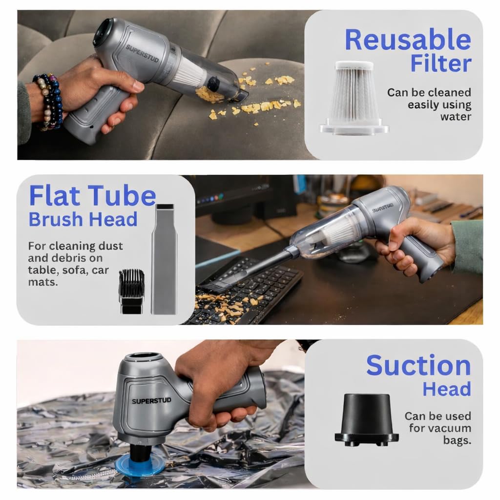 HL-107 Vacuum Cleaner | Portable Dust Cleaner | Handheld Vacuum Cleaner