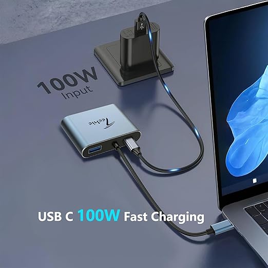 Techie | Type-C 4-in-1 Hub | HUBTC12 | Universal Compatibility
