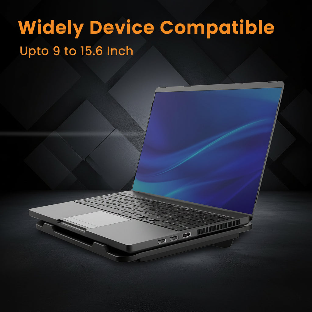 Techie | Laptop Cooling Pad | TCP-S | One Fan Cooling Stand
