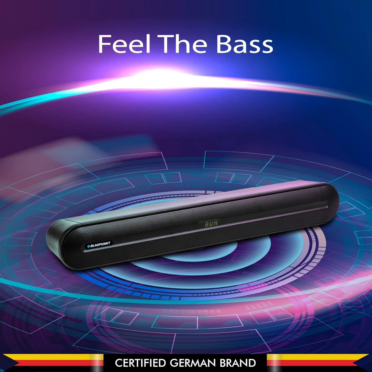 Blaupunkt SBA40 Soundbar Speaker | 60W Bluetooth Soundbar | AUX USB Multimedia Speaker