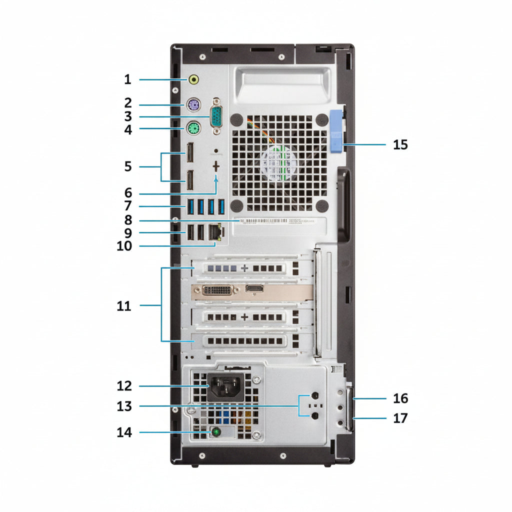 Refurbished Dell Optiplex XE3 SFF 8th Gen Desktop | 8GB/16GB RAM | 256GB/512GB SSD | W11