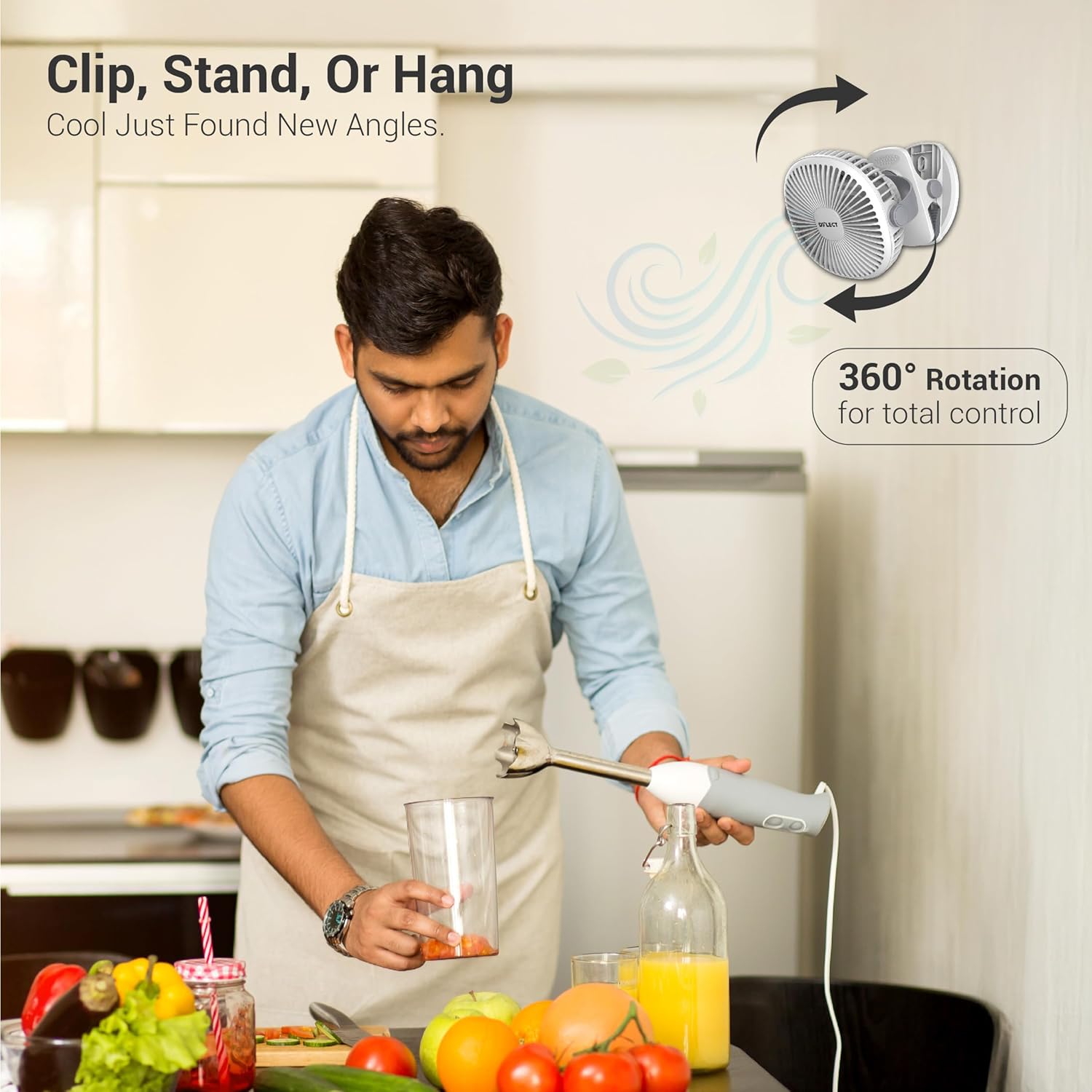 Mini22 Portable Fan No.666316 | Rechargeable Handheld Fan | Personal Cooling Fan
