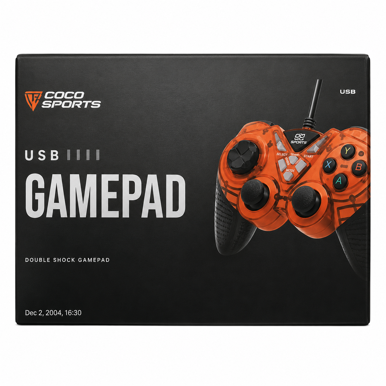 Coco Sports GP02 USB Double Shock Gamepad | Wired USB Gaming Controller | Dual Vibration Support