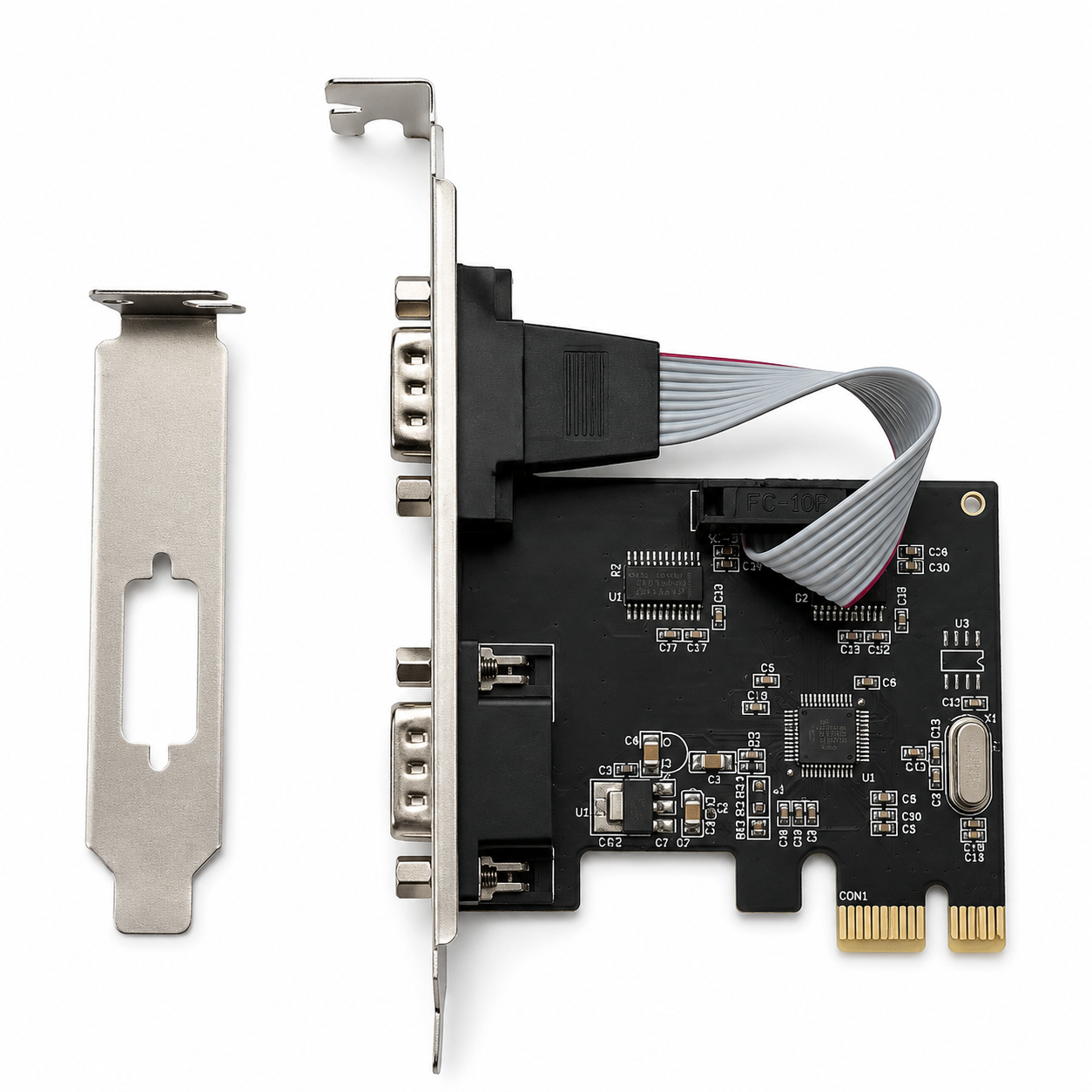 Enter PCI Express Serial Card | RS232 Serial Port Expansion Card | PCIe Serial Interface Adapter