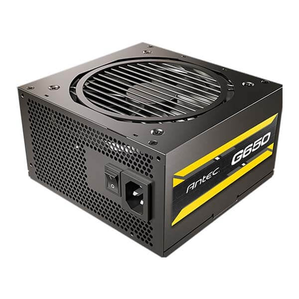 Antec G650 Gold 650W 80+ Gold Semi-Modular ATX Power Supply for Gaming PC