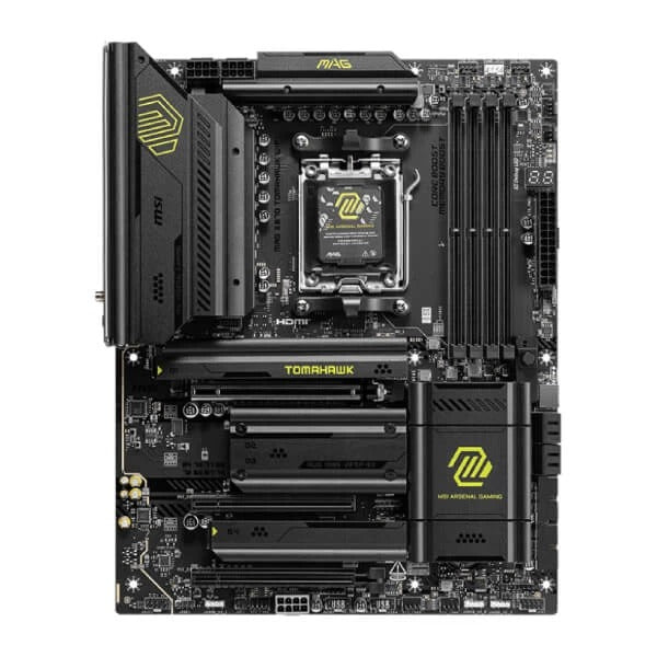 MSI MAG X870 Tomahawk WiFi DDR5 AM5 ATX Gaming Motherboard – PCIe 5.0, Wi‑Fi 7, DDR5‑8400+ OC & Robust Power Design