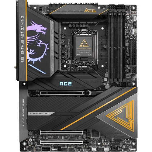 MSI MEG Z890 ACE LGA1851 ATX Motherboard – DDR5, PCIe 5.0, WiFi 7, Flagship Performance
