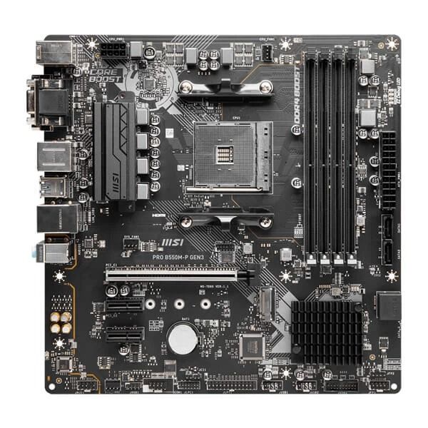 MSI Pro B550M-P Gen3 Motherboard – AMD AM4 Platform, DDR4 Compatible