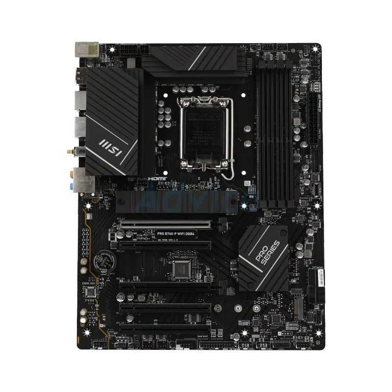 MSI Pro B760-P WiFi DDR4 Motherboard – Supports Intel 12th, 13th & 14th Gen CPUs