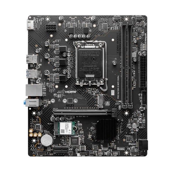 MSI PRO H610M-S WiFi DDR4 Intel H610 Micro-ATX Motherboard