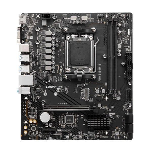 MSI Pro B650M-B DDR5 Motherboard – Compatible with AMD Ryzen 7000 Series Processors