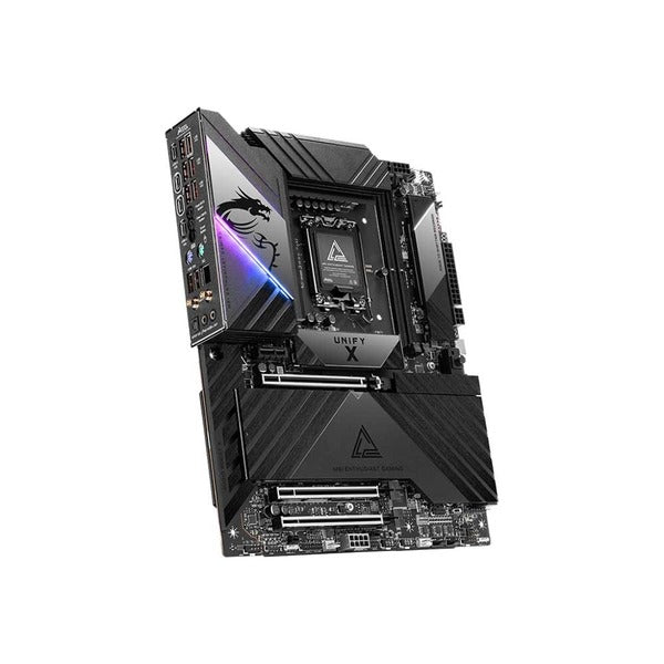 MSI MEG Z890 UNIFY-X LGA1851 ATX Motherboard – Extreme OC, DDR5 9600+, PCIe 5.0, WiFi 7