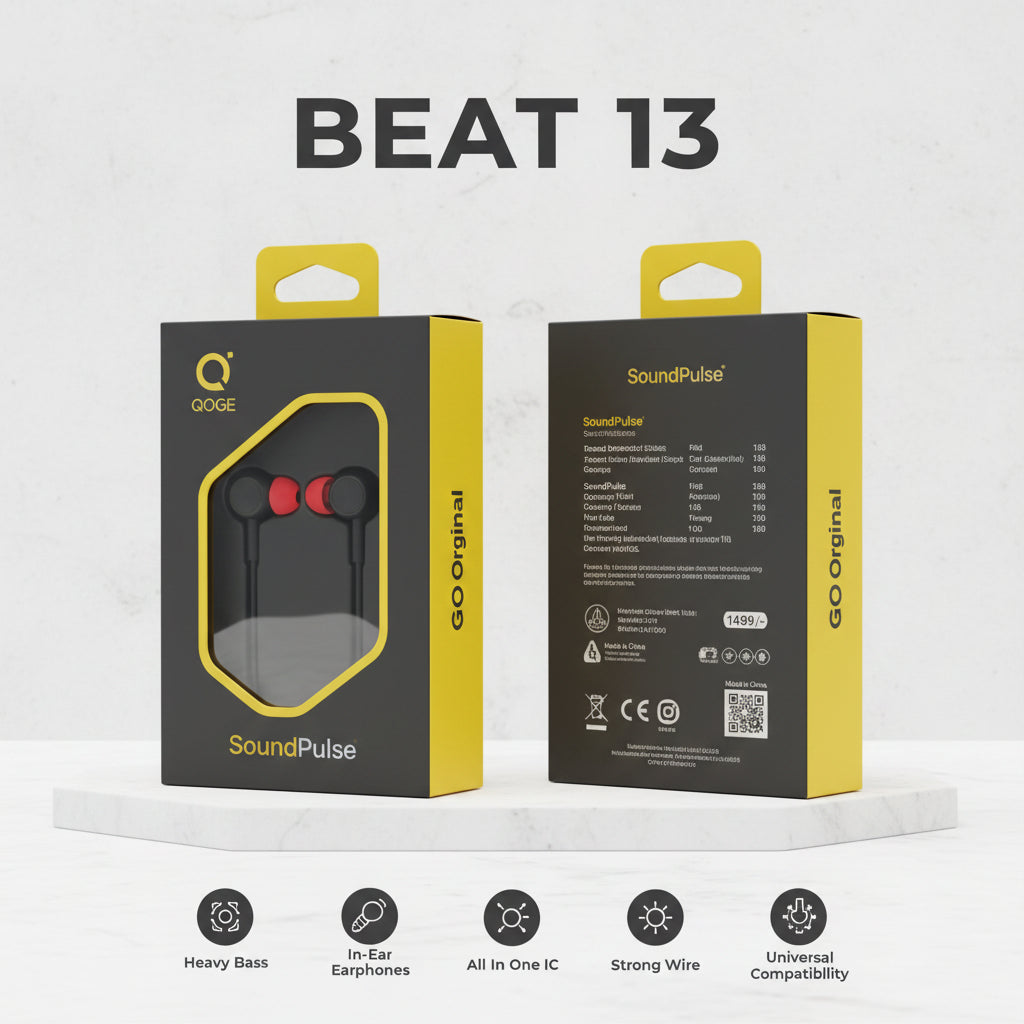 OOGE | In-Ear Headphones | Beat 13 | Wired