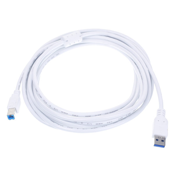 RANZ USB 2.0 Printer Cable | USB-A to USB-B Cable | 5 Meter High-Speed Printer Cable