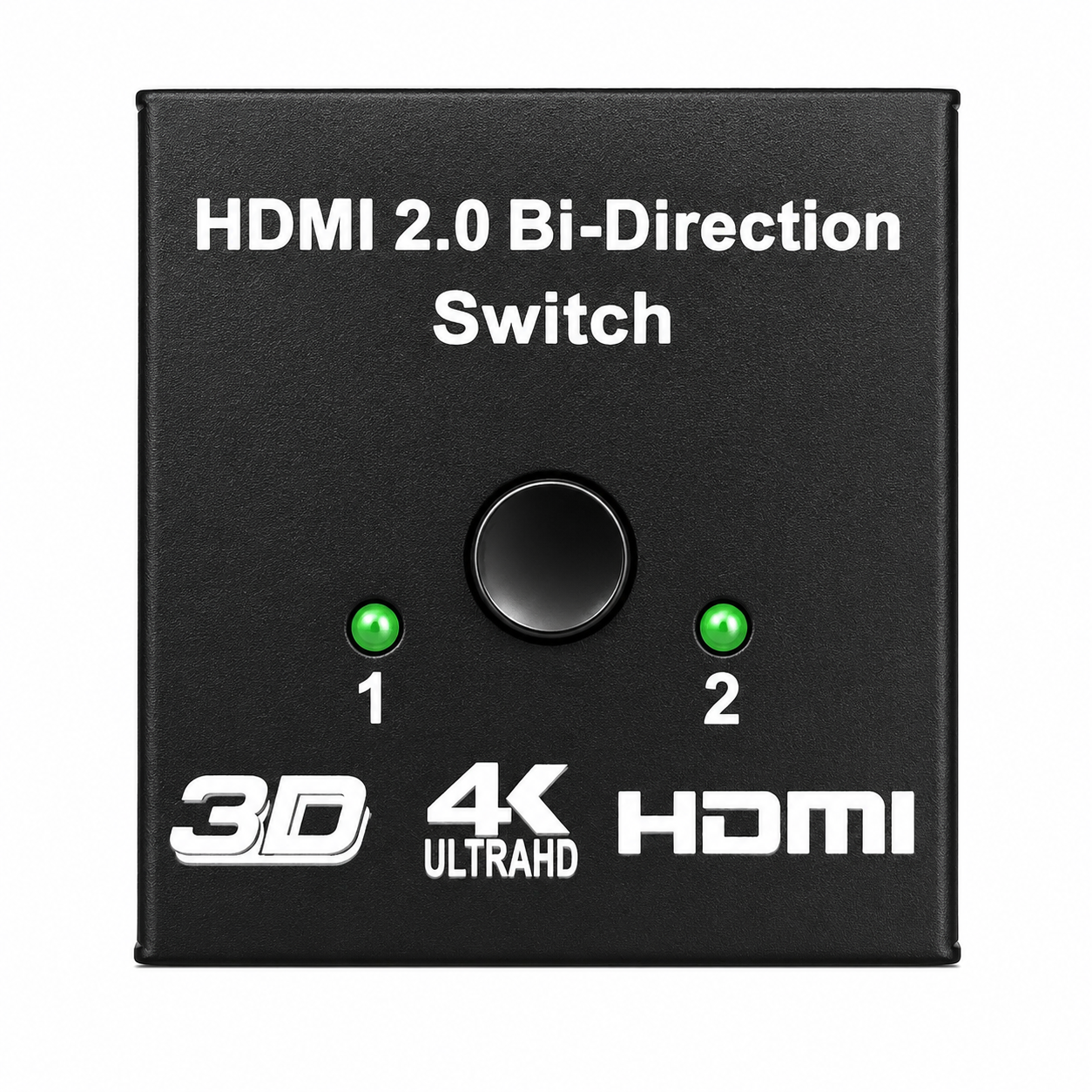 HDMI Bi-Directional Switch | 4K UHD | HDTV to HDTV + Audio | 3D HDMI Splitter Switch