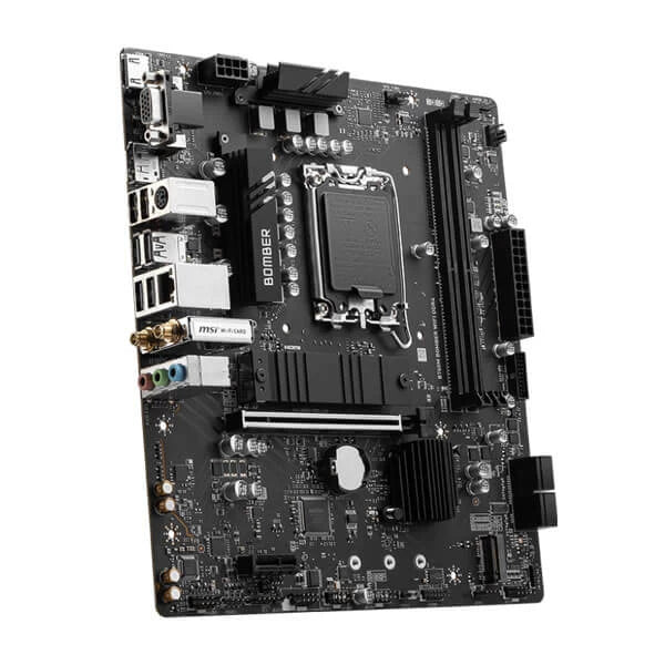 “MSI B760M Bomber Wi-Fi DDR4 Motherboard – Compatible with Intel 12th, 13th & 14th Gen Processors”
