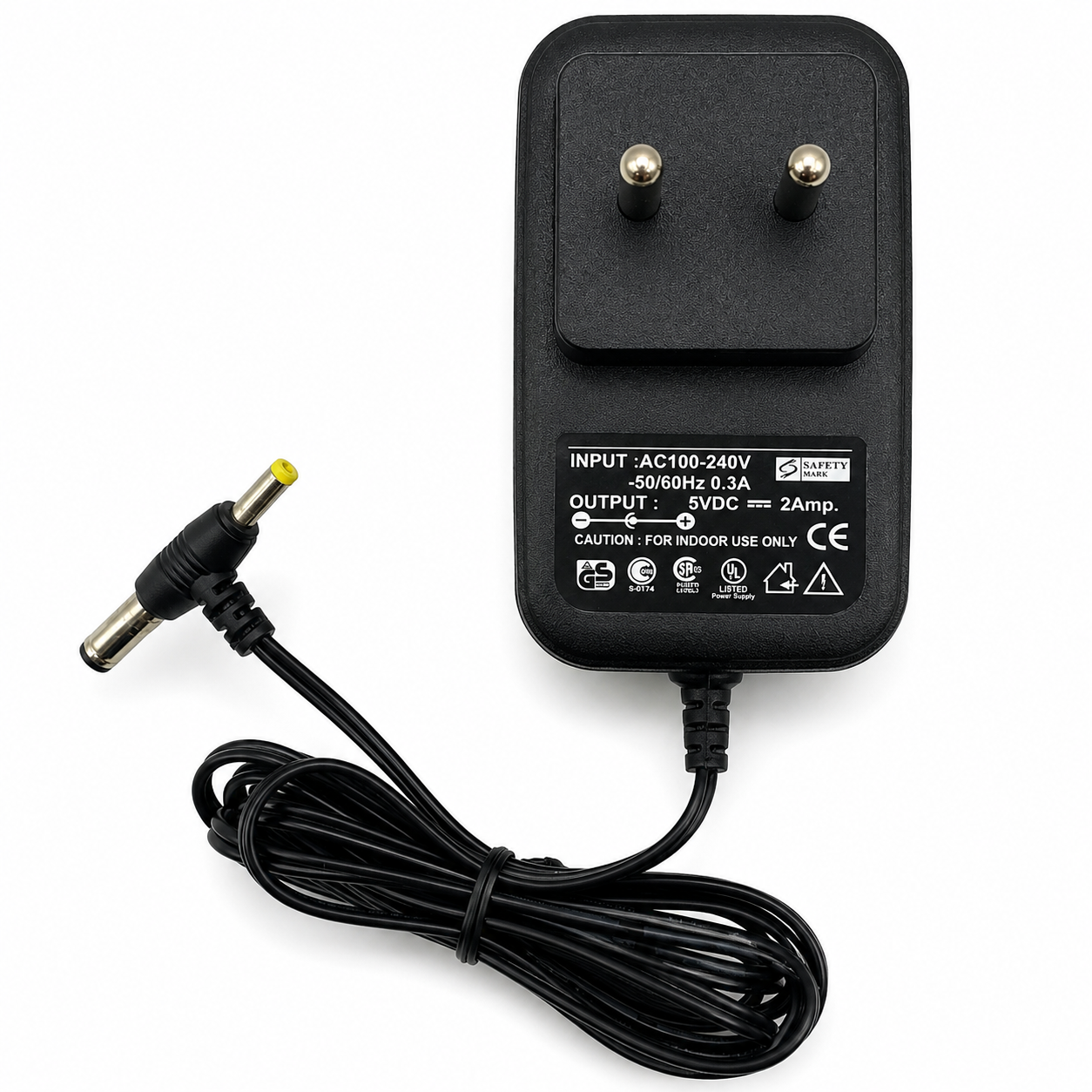 UPORT 5V 2A DC Adapter with Sony Pin | Power Supply Adapter | 5V 2 Amp Charger