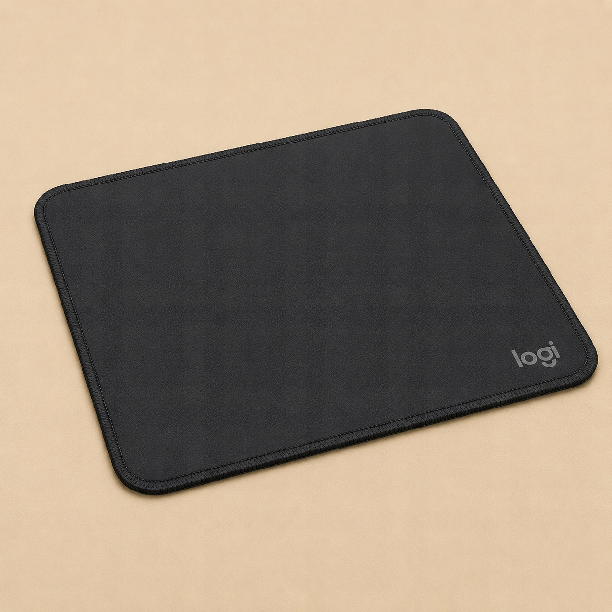 Logitech Mouse Pad | Smooth Surface Mouse Mat | Non-Slip Desk Mouse Pad for Office & Gaming