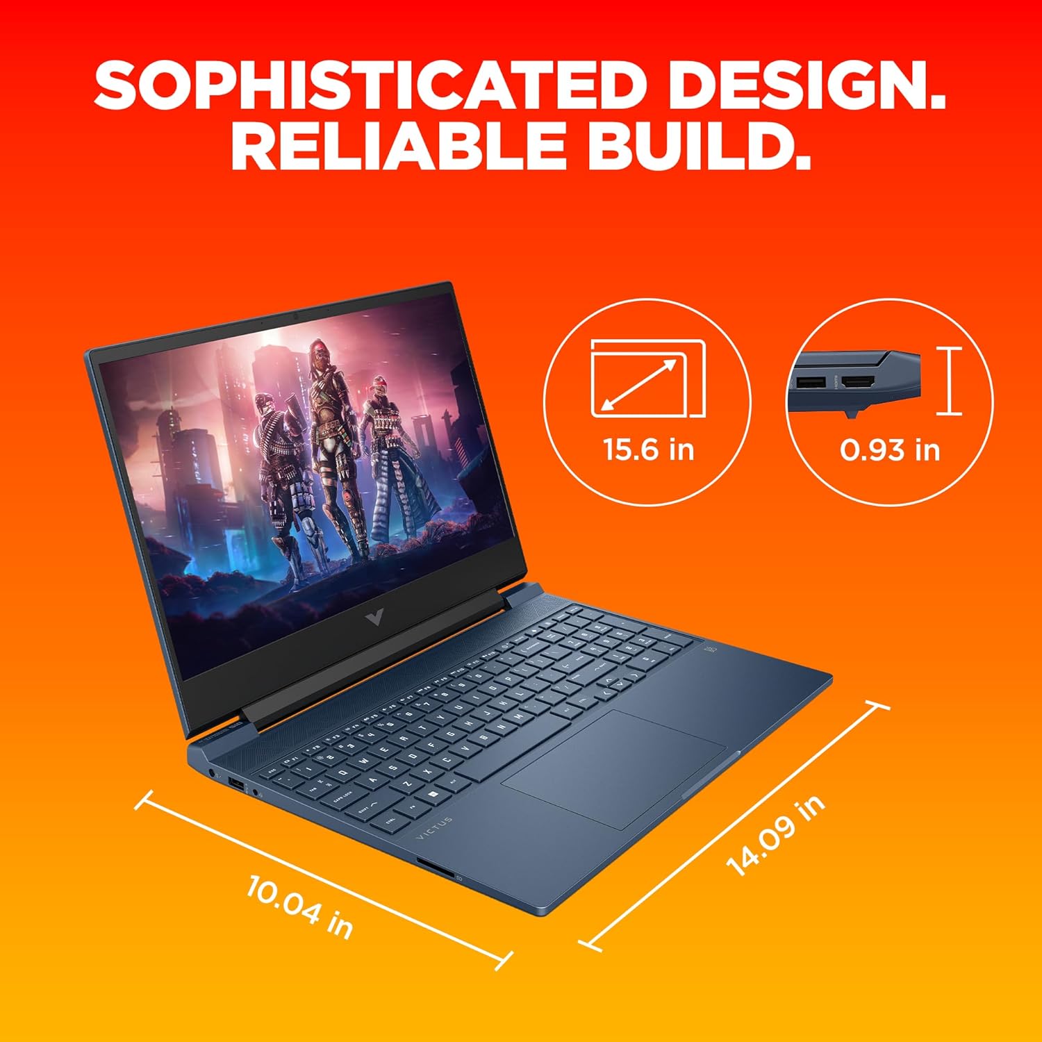 HP | Victus Gaming 15-fb0121AX Refurbished Gaming Laptop | AMD Ryzen 5 5600H | 8GB DDR4 | 512GB NVMe SSD | NVIDIA GeForce GTX 1650 4GB | 15.6" FHD | Windows 11