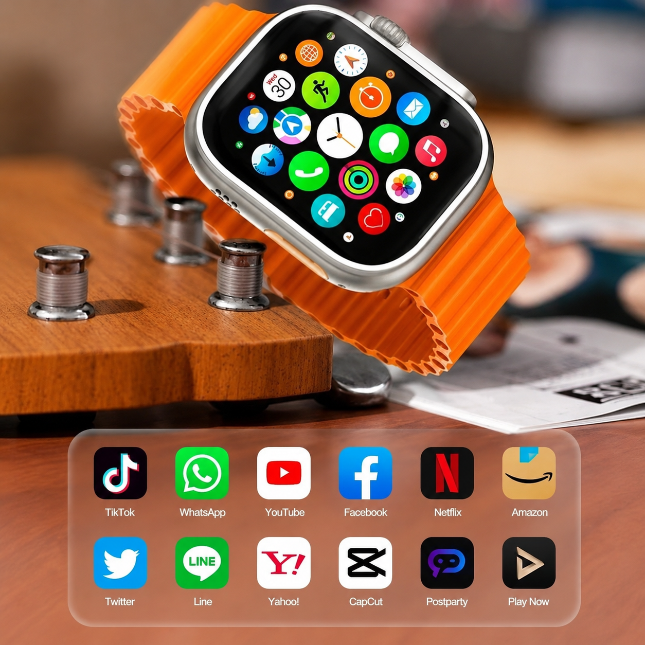 FK88 T900 Ultra Smart Watch | Bluetooth Calling Smartwatch | HD Display Fitness Tracker
