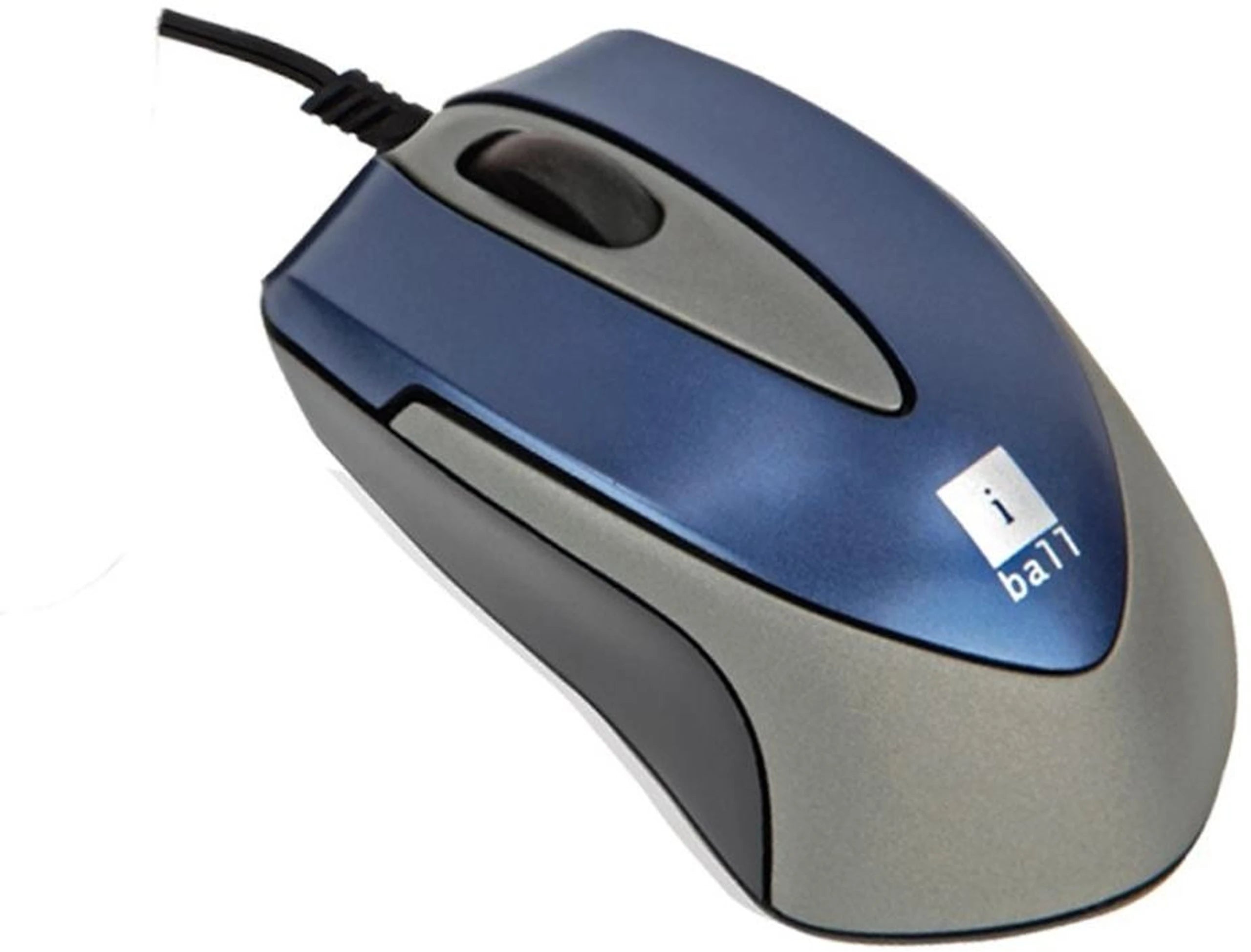 iBall | Wired Mouse | Mini Mice X9 | Double Retractable Blue Eye USB