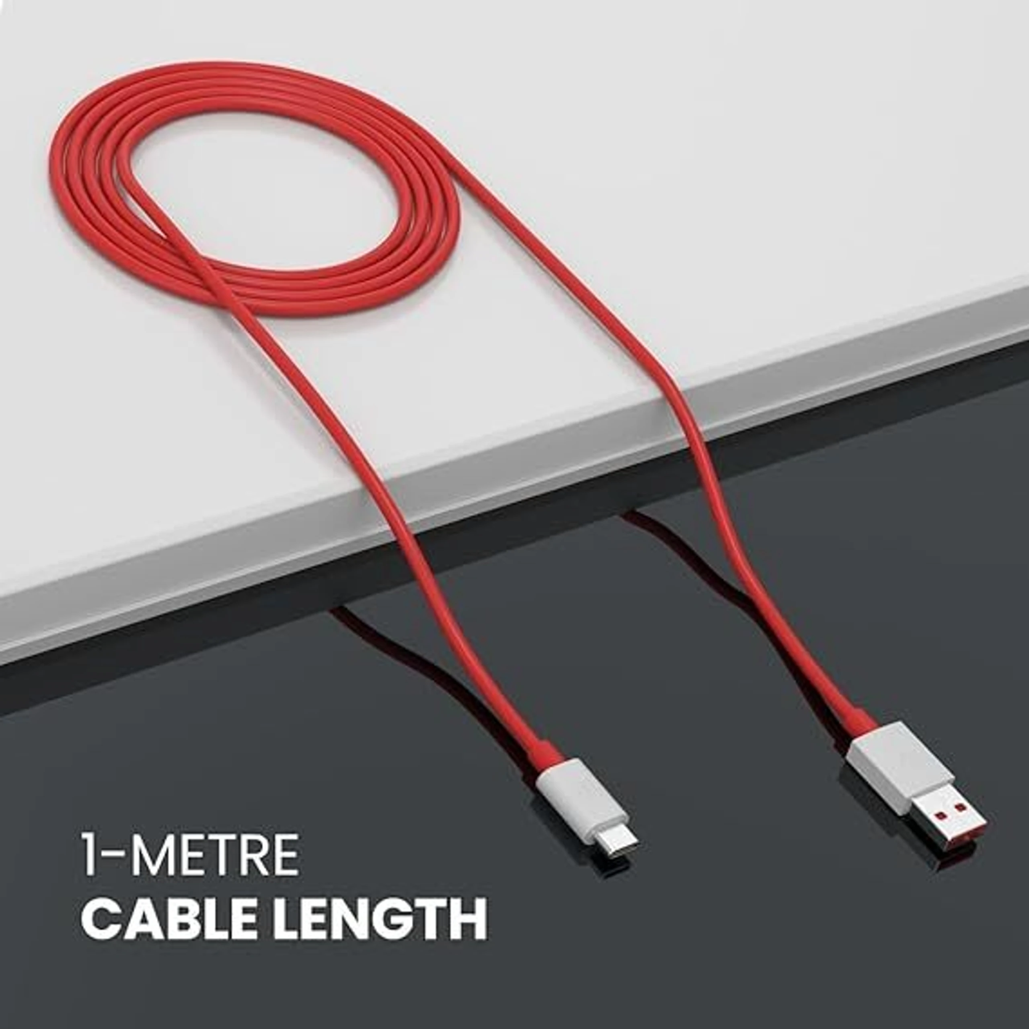 Portronics POR 1821 USB-A to Type-C Cable | Fast Charging & Data Transfer Cable