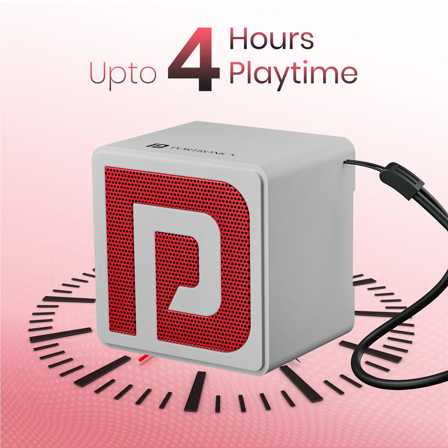 Portronics POR 2727 Multimedia Speaker | 3W Portable Stereo Speaker | USB Powered Audio System