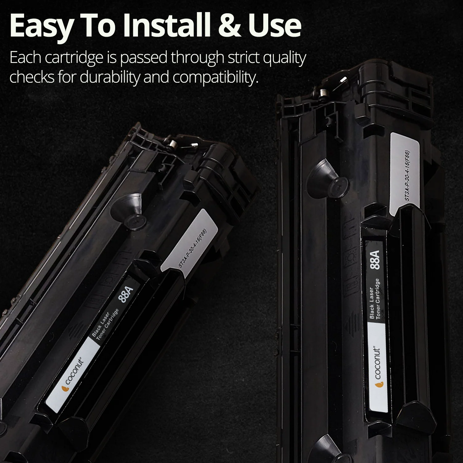Coconut C88A Toner Cartridge | Black Laser Printer Cartridge | Compatible Toner Cartridge