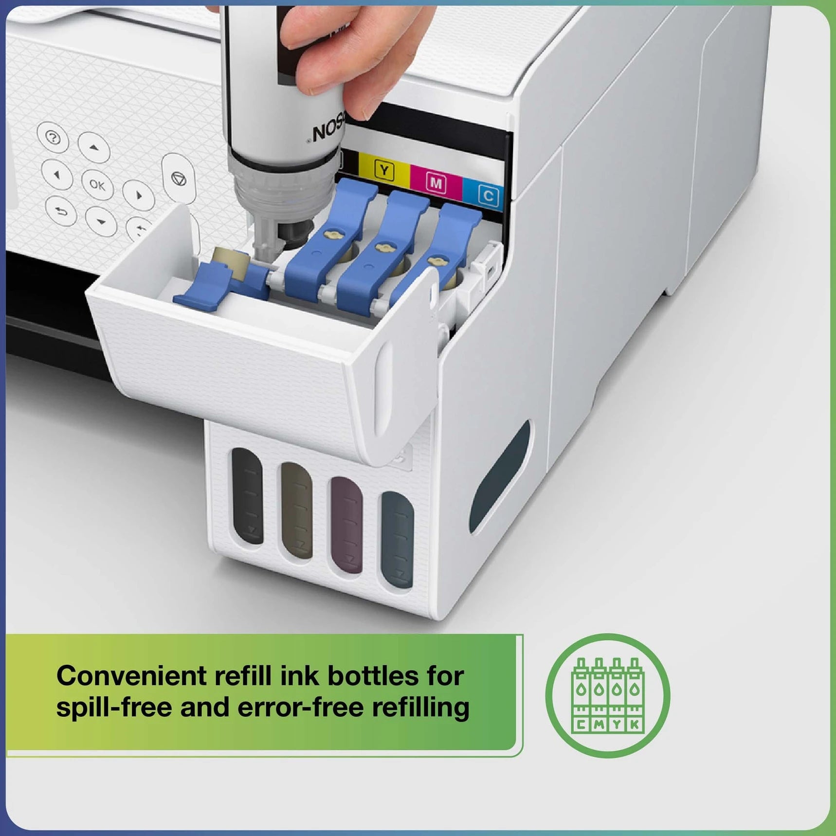 Epson | EcoTank L3216 Refurbished All-in-One Ink Tank Printer | Print Scan Copy | USB 2.0 Connectivity