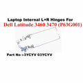 Dell | Laptop Internal L+R Hinges | 3YCYV 03YCYV | Latitude 3460, 3470 (P63G001)
