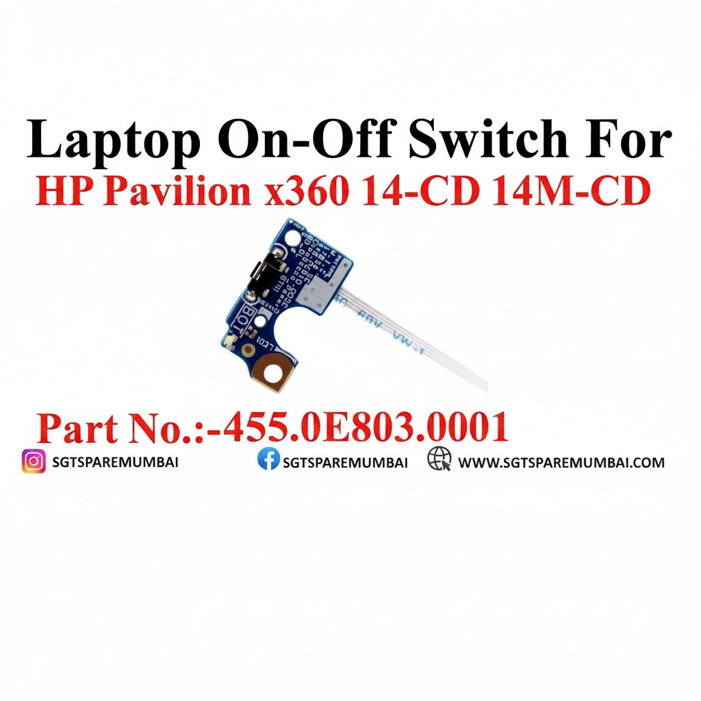 HP | Power Button Board | 455.0803.0001 | Pavilion X360 14-CD 14M-CD