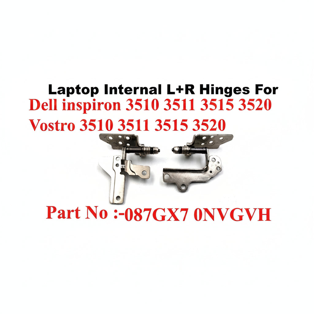 Dell | Laptop Hinges L+R | 087GX7 ONVGVH | Inspiron 3510 3511 3515 3520 Vostro 3510 3511 3515 3520