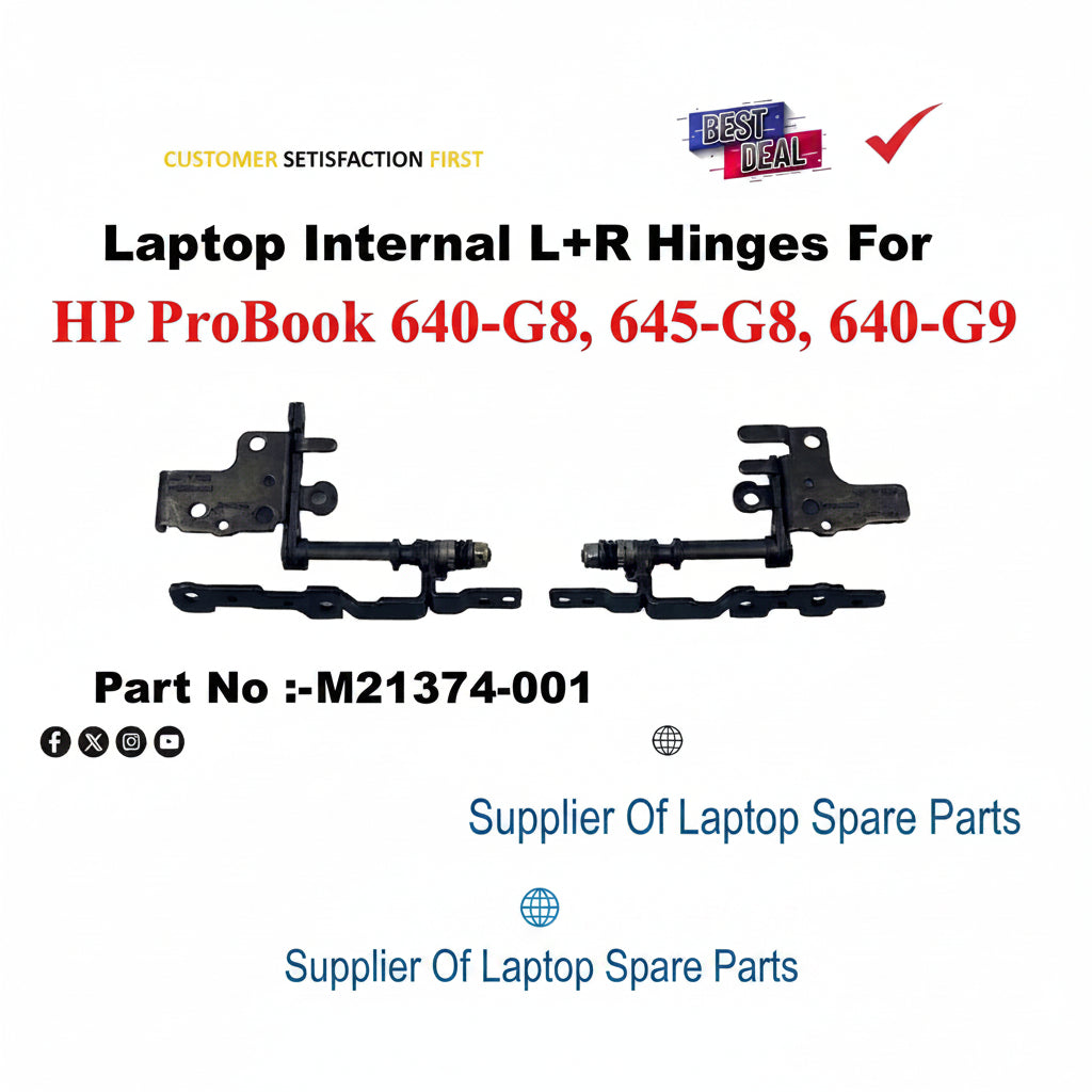 HP | Laptop Hinges (L+R) | M21374-001 | ProBook 640-G8 645-G8 640-G9