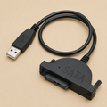 USB to SATA DVD Converter | External Optical Drive Adapter | USB-A SATA DVD Drive Converter Cable