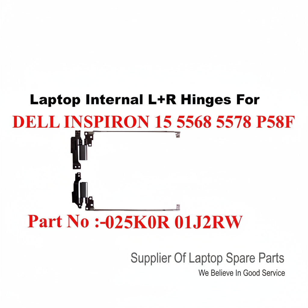 Dell | Laptop Hinges L+R | 025KO0R 01J2RW | Inspiron 15 5568 5578 P58F