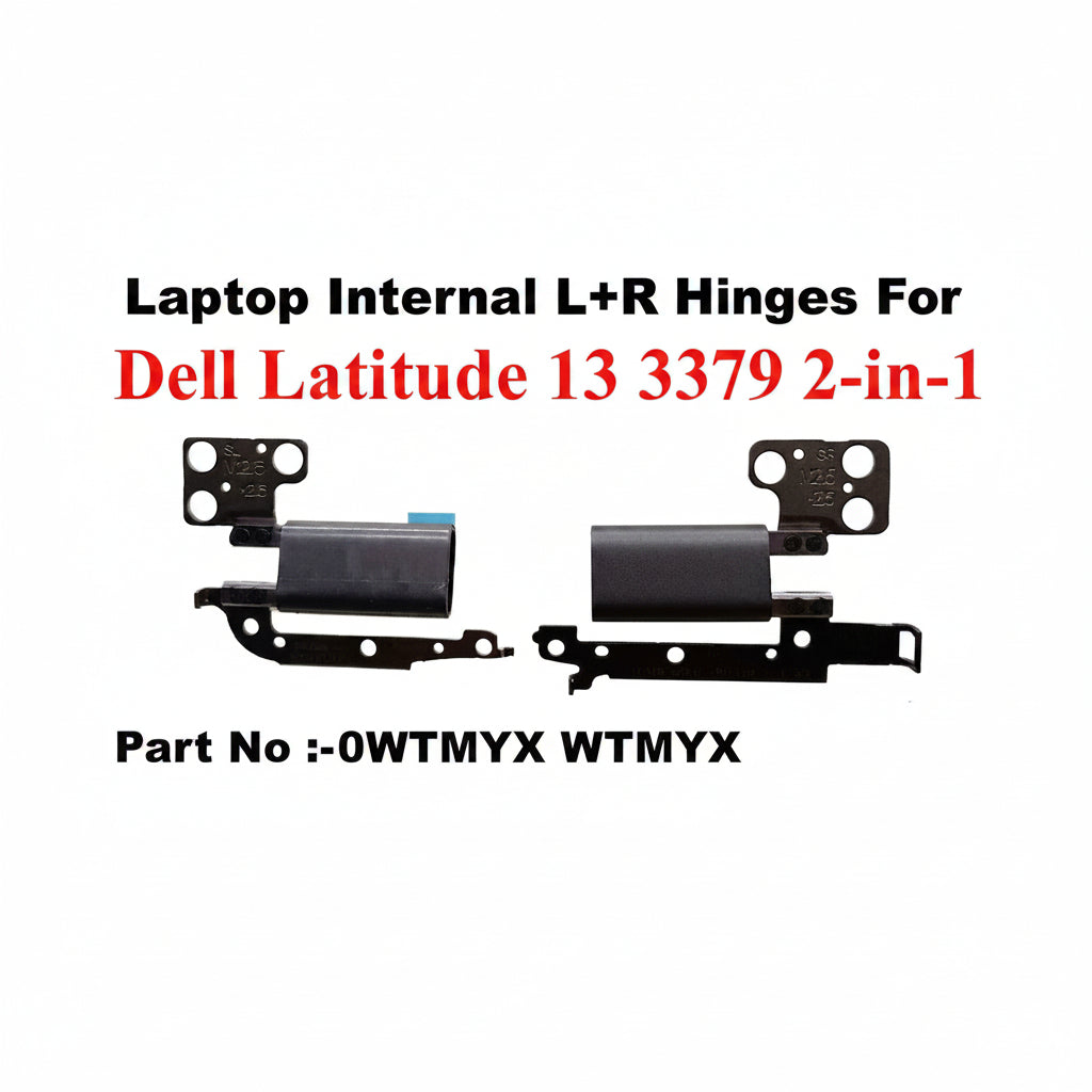 Dell | Laptop Internal L+R Hinges | 0WTMYX WTMYX | Latitude 13 3379 2-in-1