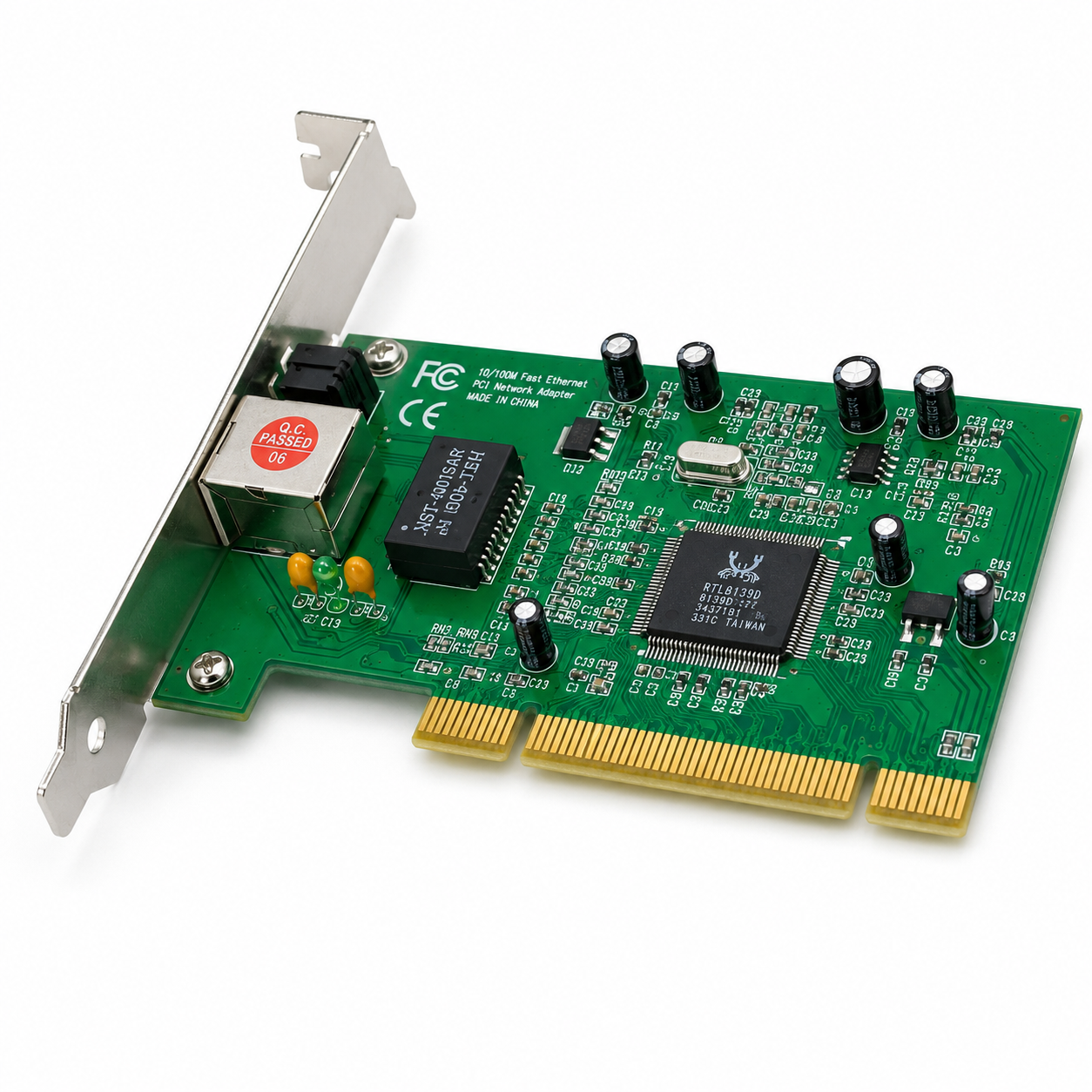 Enter E-100E PCI Ethernet Network Card | 10/100Mbps LAN Adapter | PCI Network Interface Card