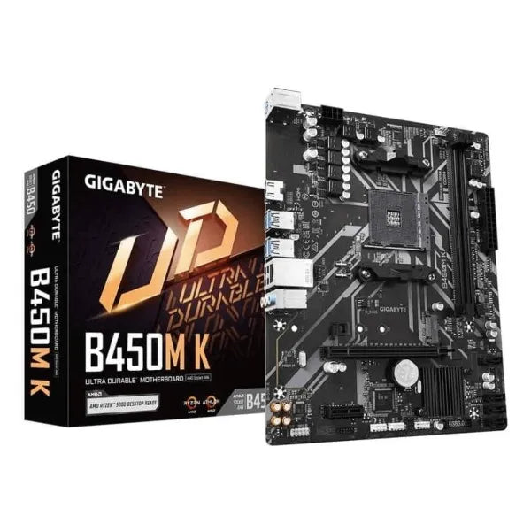 Gigabyte B450M K AM4 DDR4 Micro-ATX AMD Motherboard (Rev. 2.0)