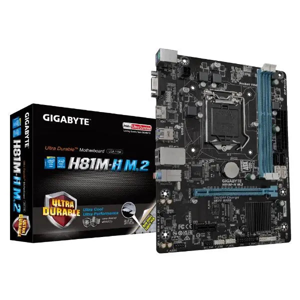 Gigabyte H81M-H M.2 LGA1150 Micro-ATX Motherboard