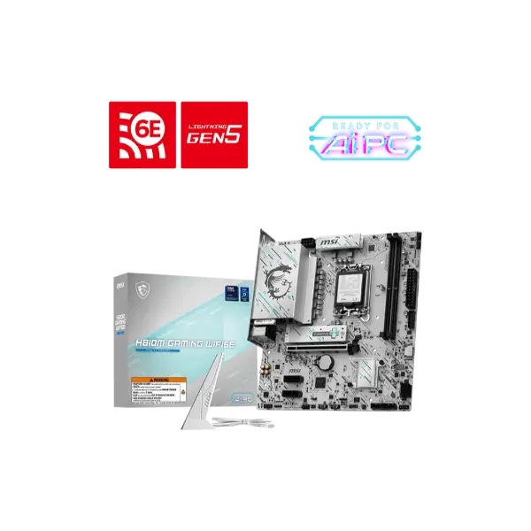 MSI H810M GAMING WIFI6E Motherboard – Intel LGA 1700, DDR5, WiFi 6E